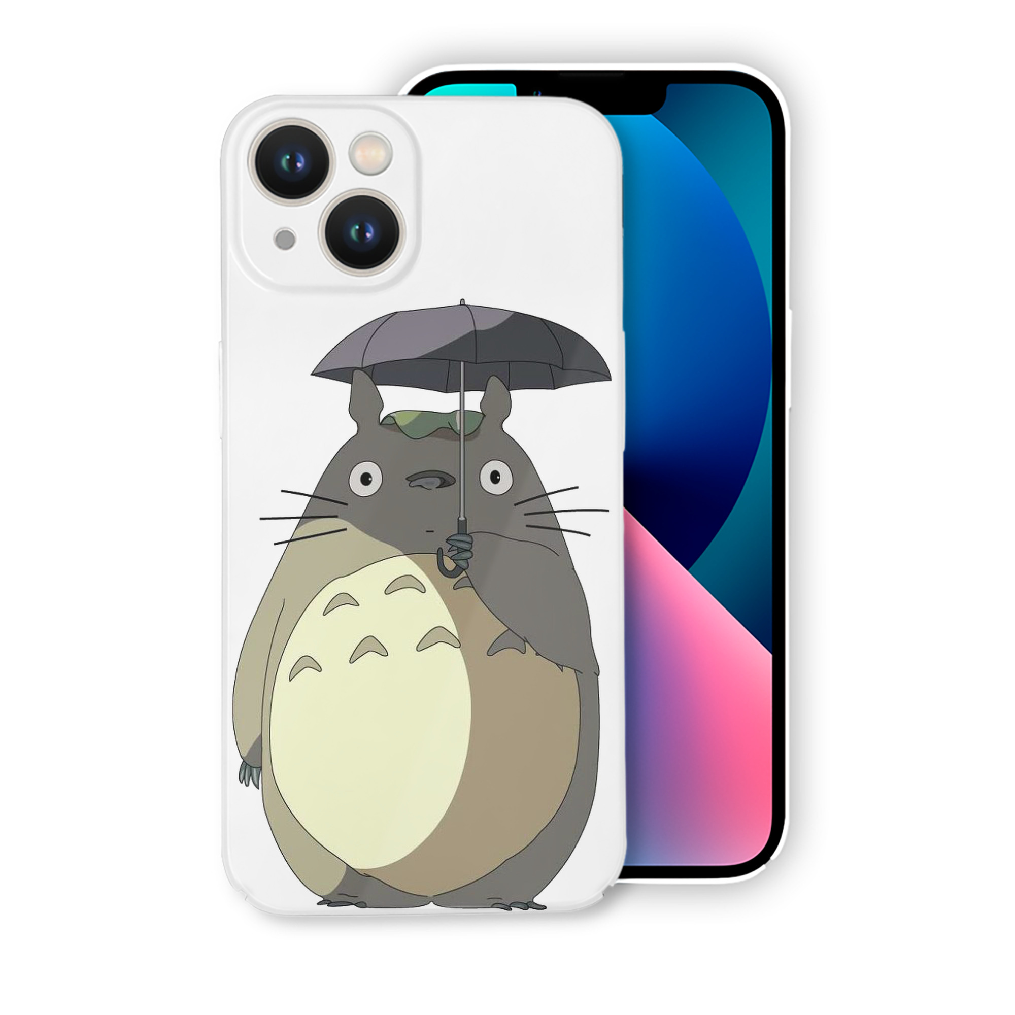 （画像用） となりのトトロ 草壁メイ 草壁サツキ My Neighbor Totoro Satsuki Kusakabe Mei Kusakabe 【iPhone 14シリーズ対応】ハードケース